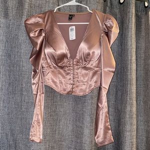 Windsor mauve corset top